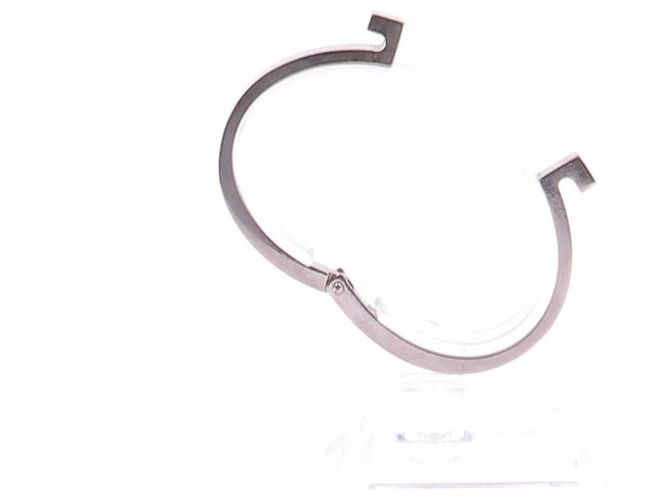 Autre Marque Bracciale rigido argentato Argento - vista 4