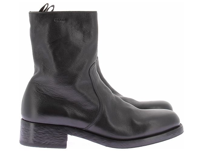 Prada Botines de cuero negro - vista 2