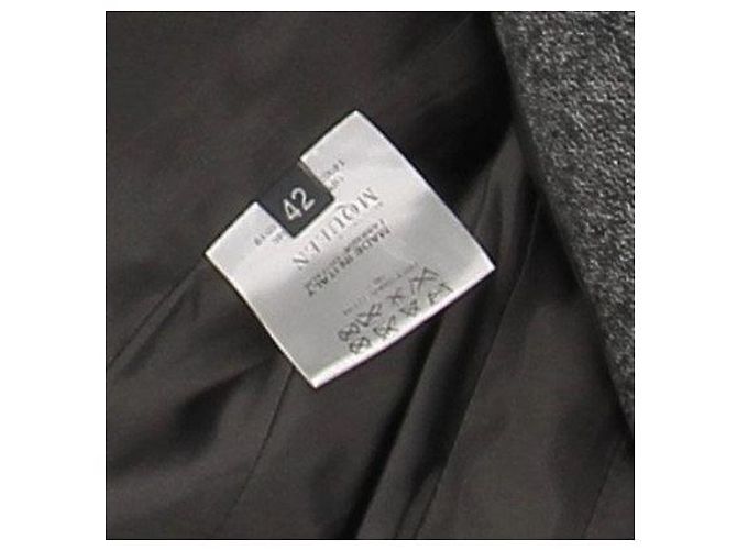 Alexander Mcqueen Grau Jacke mit braunem Wollfell - Ansicht 6
