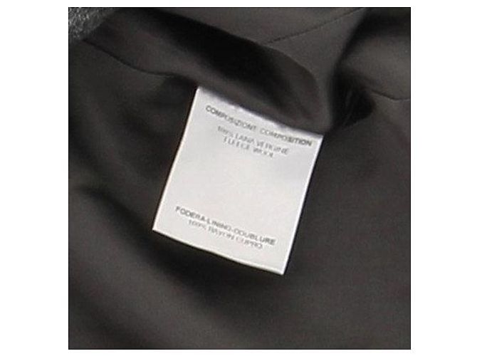 Alexander Mcqueen Grau Jacke mit braunem Wollfell - Ansicht 7