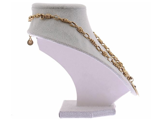Goossens Collana a maglie dorate con pendente D'oro - vista 3