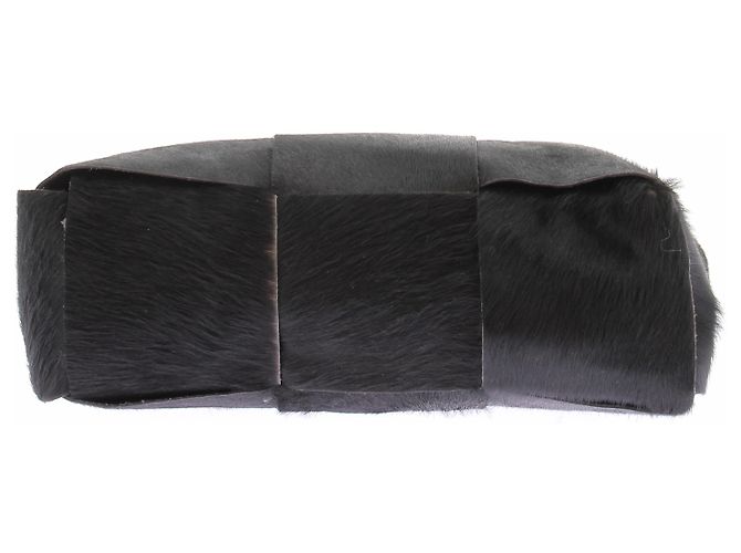 Autre Marque Borsa a mano in pelliccia nera ADAX Nero - vista 6