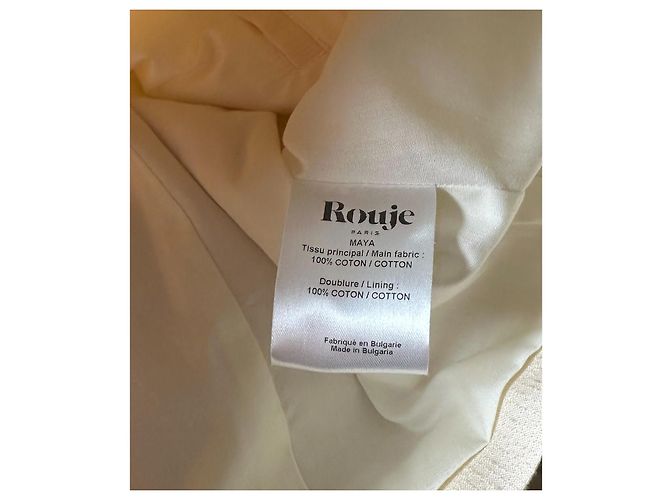 Rouje Chaqueta Maya Ecru de Algodón - vista 5