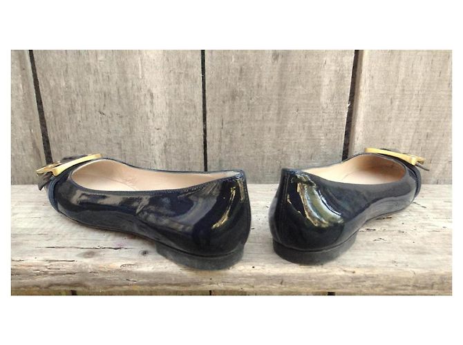 Bailarinas Fendi de charol negro - vista 5