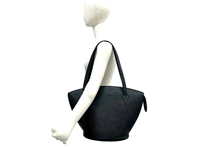 Vintage Saint Jacques Einkaufstasche von Louis Vuitton Schwarz - Ansicht 2