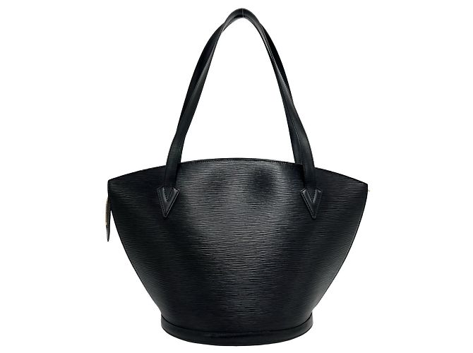 Vintage Saint Jacques Einkaufstasche von Louis Vuitton Schwarz - Ansicht 3