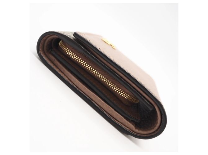 Gucci GG Supreme Double G Bicolor Medium Wallet Braun Beige - Ansicht 7