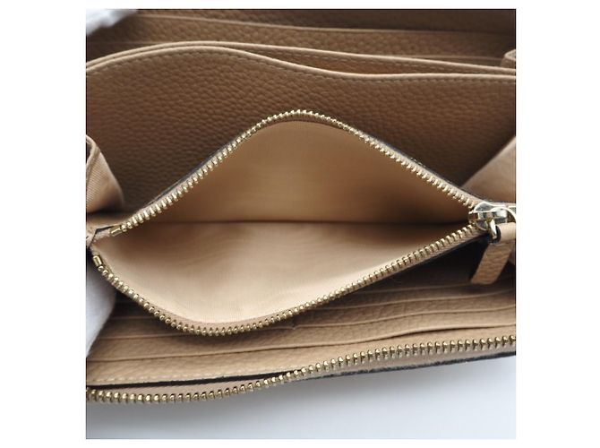 Portafoglio rotondo con zip Valentino Rockstud Beige - vista 10