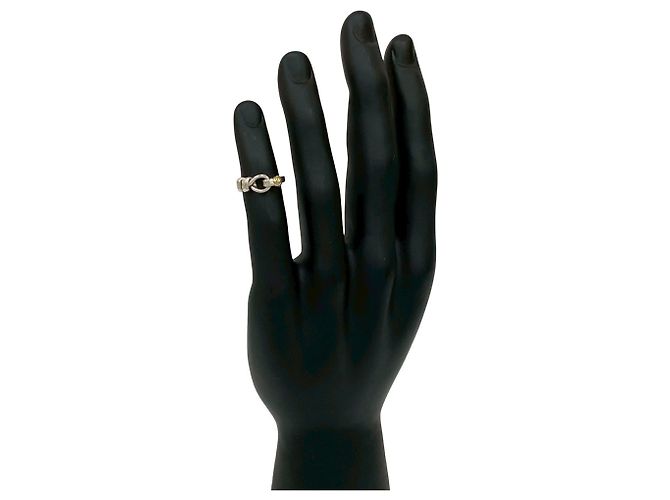 Flachdrahtbandring von Tiffany & Co. Silber Golden - Ansicht 2