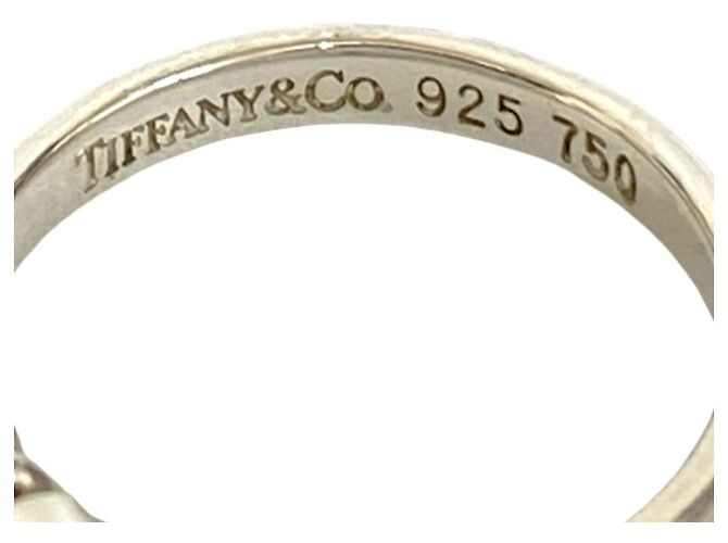Flachdrahtbandring von Tiffany & Co. Silber Golden - Ansicht 3