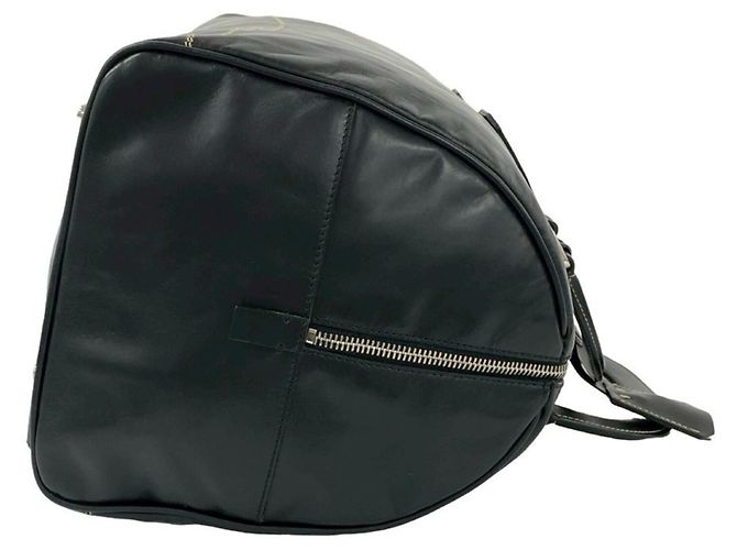 Borsa a spalla 2 in 1 in pelle nera Prada Nero - vista 6