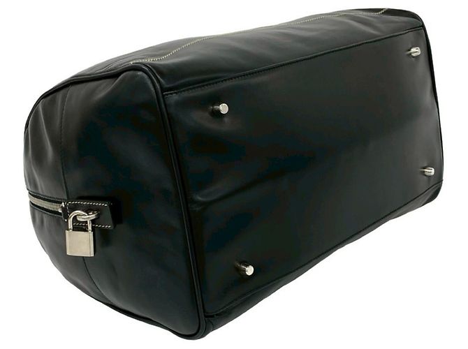 Borsa a spalla 2 in 1 in pelle nera Prada Nero - vista 7