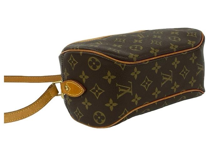 Bolsa de ombro em couro com padrão de logo Monogram Blois da Louis Vuitton Marrom - vista 7