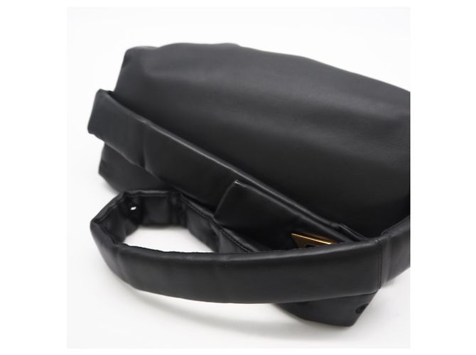 Borsa in nylon nera Bottega Veneta Nero - vista 8