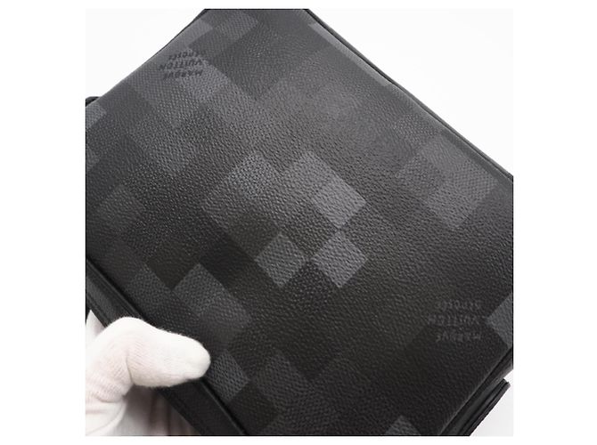 Borsa a spalla Nile Damouflage di Louis Vuitton Marrone Nero - vista 3