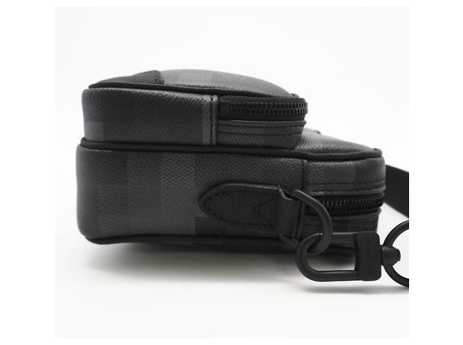 Borsa a spalla Nile Damouflage di Louis Vuitton Marrone Nero - vista 7