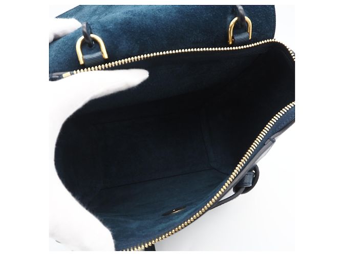 Belt Bag Borsa Nano Belt Céline Verde Scuro Pelle - vista 12