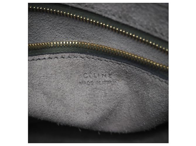 Céline Borsa a spalla Sangle in pelle di vitello Celine Blu - vista 14