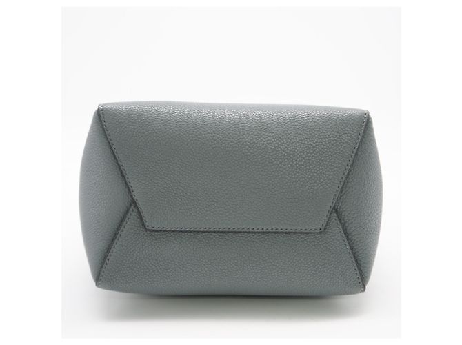 Céline Borsa a spalla Sangle in pelle di vitello Celine Blu - vista 6