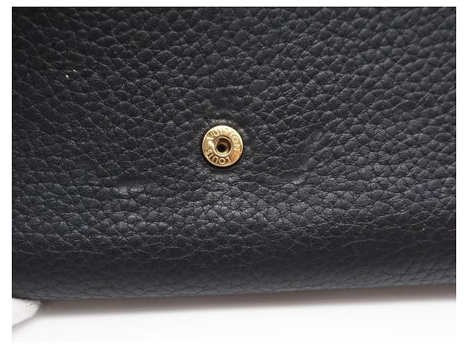 Louis Vuitton Taurillon Langbörse Schwarz - Ansicht 10