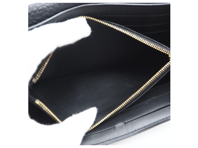 Louis Vuitton Taurillon Langbörse Schwarz - Ansicht 14