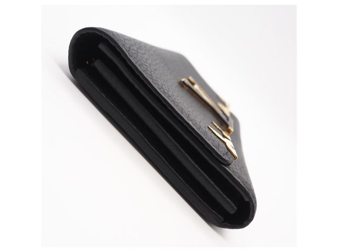 Louis Vuitton Taurillon Langbörse Schwarz - Ansicht 5