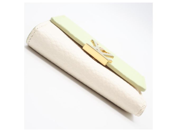 Cartera Capucines XS en Taurillon Louis Vuitton Blanco Verde - vista 4