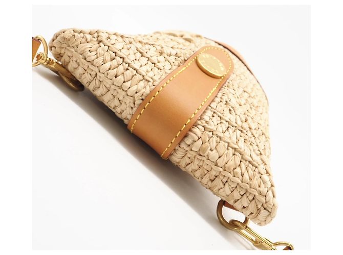 Pochette Envelope in Tela Louis Vuitton Marrone Beige - vista 6