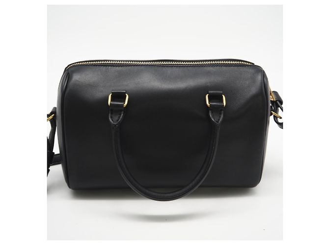 Borsa a mano Baby Duffle Saint Laurent Nero Rosso - vista 2