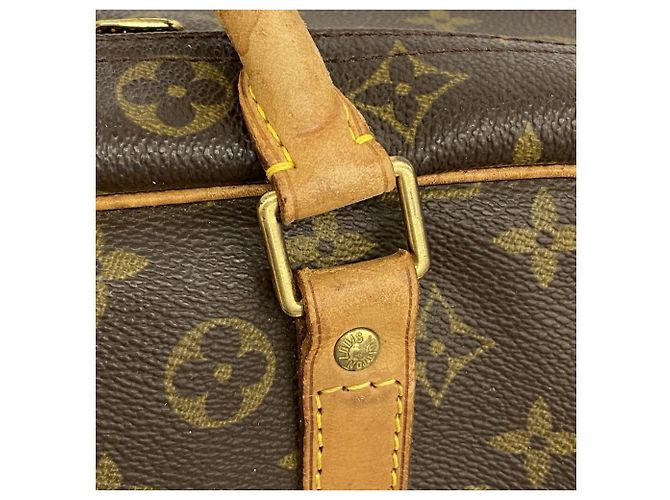 Borsa Boston Monogram Sirius 50 Louis Vuitton Marrone - vista 9