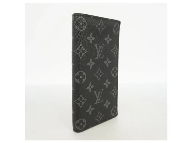 Portafoglio Lungo Brazza Monogram Eclipse Louis Vuitton Nero - vista 2