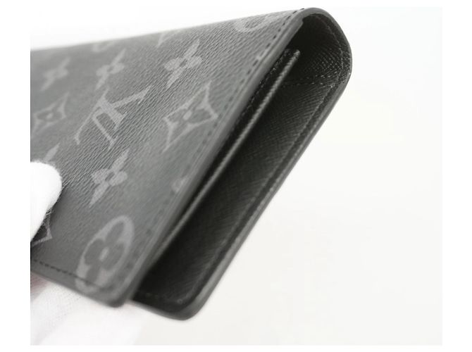 Portafoglio Lungo Brazza Monogram Eclipse Louis Vuitton Nero - vista 5