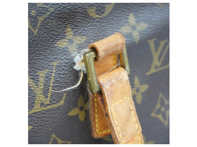 Borsa Tote Cabas Mezzo Monogram di Louis Vuitton Marrone - vista 9