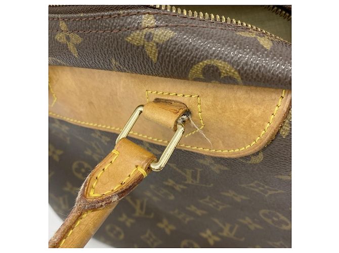 Borsa Deauville Monogram Louis Vuitton M47270 Marrone - vista 7
