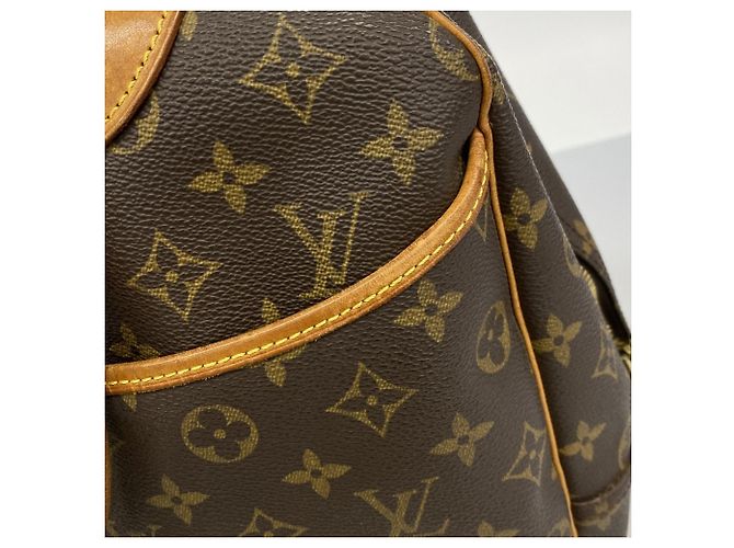 Borsa Deauville Monogram Louis Vuitton M47270 Marrone - vista 8