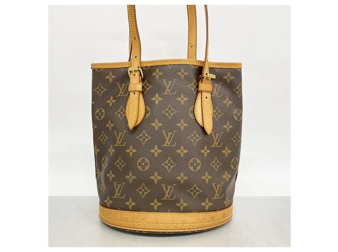 Borsa Tote Bucket PM Monogram Louis Vuitton Marrone - vista 10