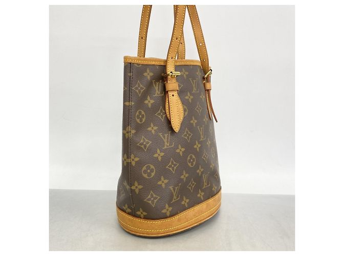 Borsa Tote Bucket PM Monogram Louis Vuitton Marrone - vista 2