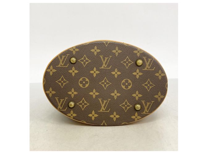 Borsa Tote Bucket PM Monogram Louis Vuitton Marrone - vista 3