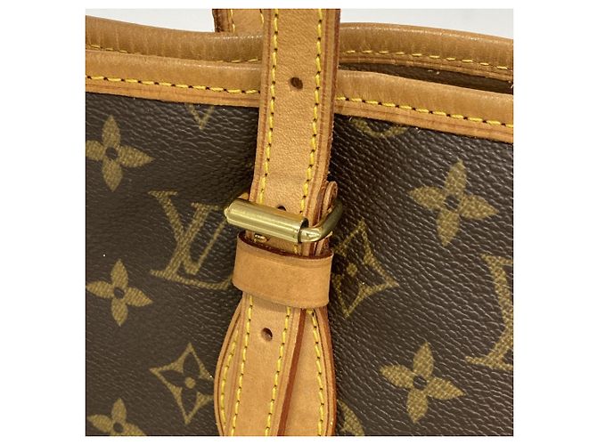 Borsa Tote Bucket PM Monogram Louis Vuitton Marrone - vista 9