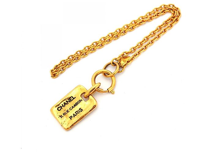 Collana Placcata Oro Chanel Cambon D'oro - vista 3