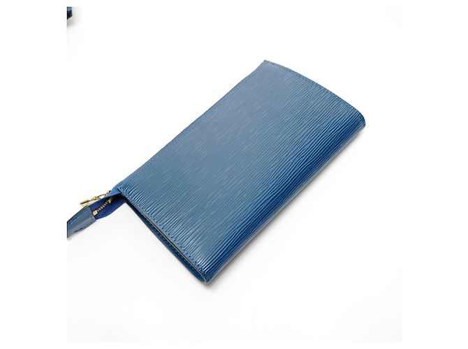 Borsa a spalla Saint-Jacques Epi 1995 di Louis Vuitton Blu - vista 13