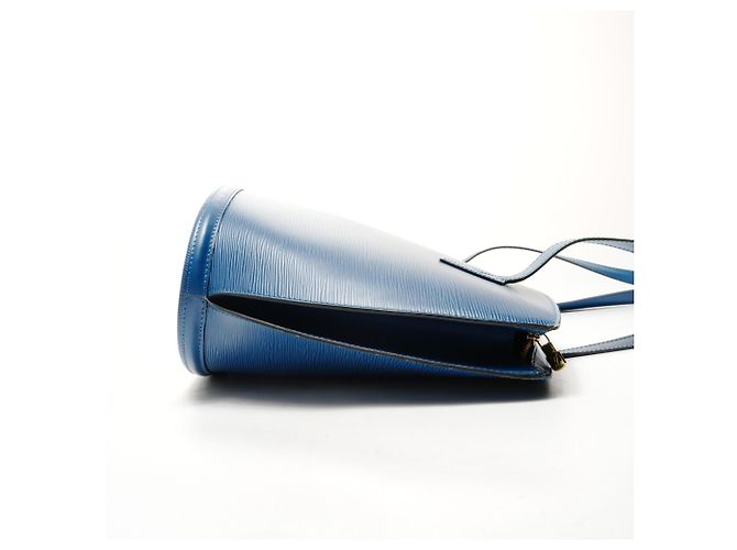 Borsa a spalla Saint-Jacques Epi 1995 di Louis Vuitton Blu - vista 4