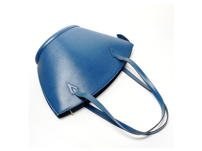 Borsa a spalla Saint-Jacques Epi 1995 di Louis Vuitton Blu - vista 8