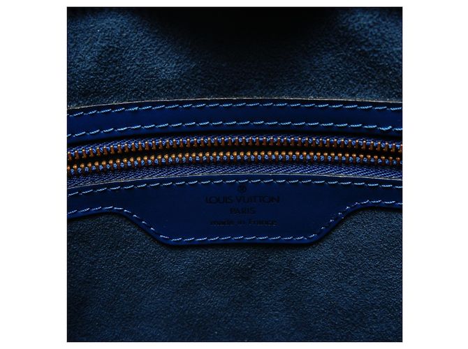 Borsa a spalla Saint-Jacques Epi 1995 di Louis Vuitton Blu - vista 9