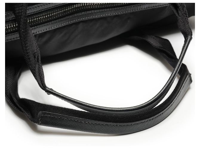 Reisebag aus Nylon mit Prada-Dreieckslogo Schwarz - Ansicht 13