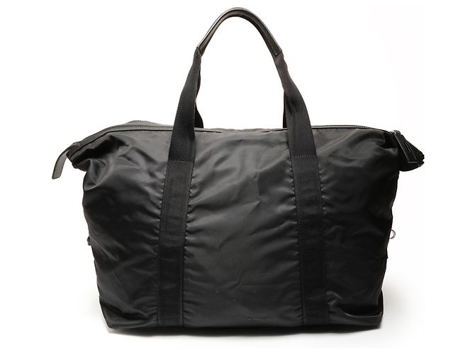 Reisebag aus Nylon mit Prada-Dreieckslogo Schwarz - Ansicht 3
