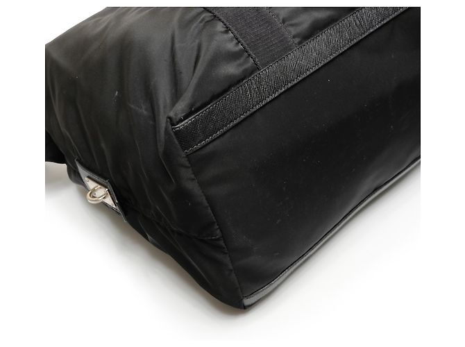 Reisebag aus Nylon mit Prada-Dreieckslogo Schwarz - Ansicht 6