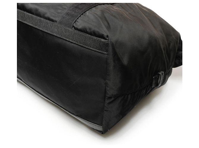 Reisebag aus Nylon mit Prada-Dreieckslogo Schwarz - Ansicht 7