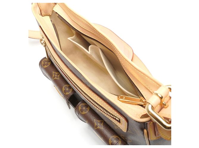 Borsa a Spalla Monogram Hudson GM di Louis Vuitton Marrone - vista 10