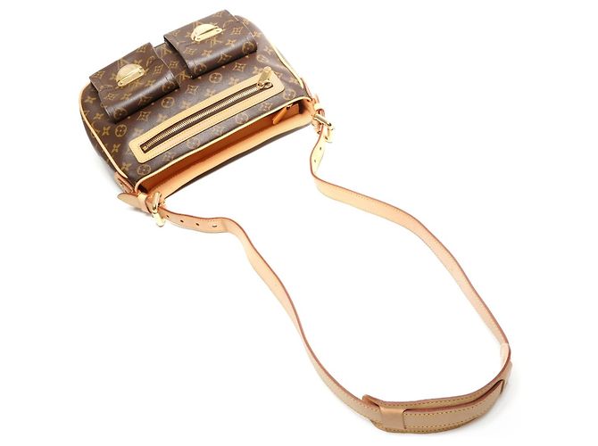 Borsa a Spalla Monogram Hudson GM di Louis Vuitton Marrone - vista 8
